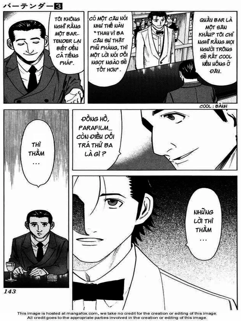 Truyện Tranh Bartender - Người Pha Chế Rượu trang 3