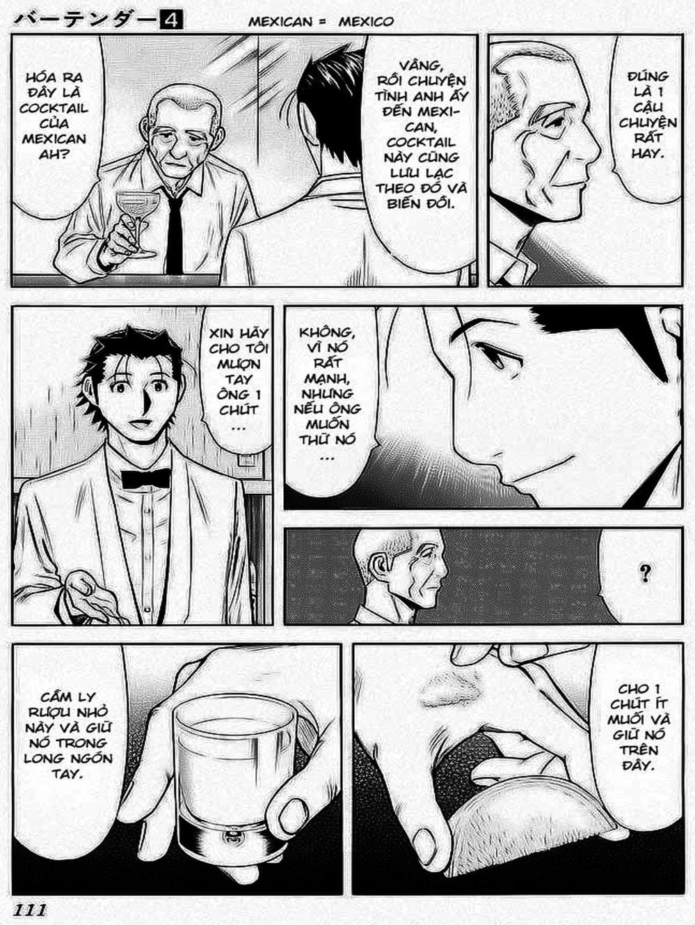 Truyện Tranh Bartender - Người Pha Chế Rượu trang 3
