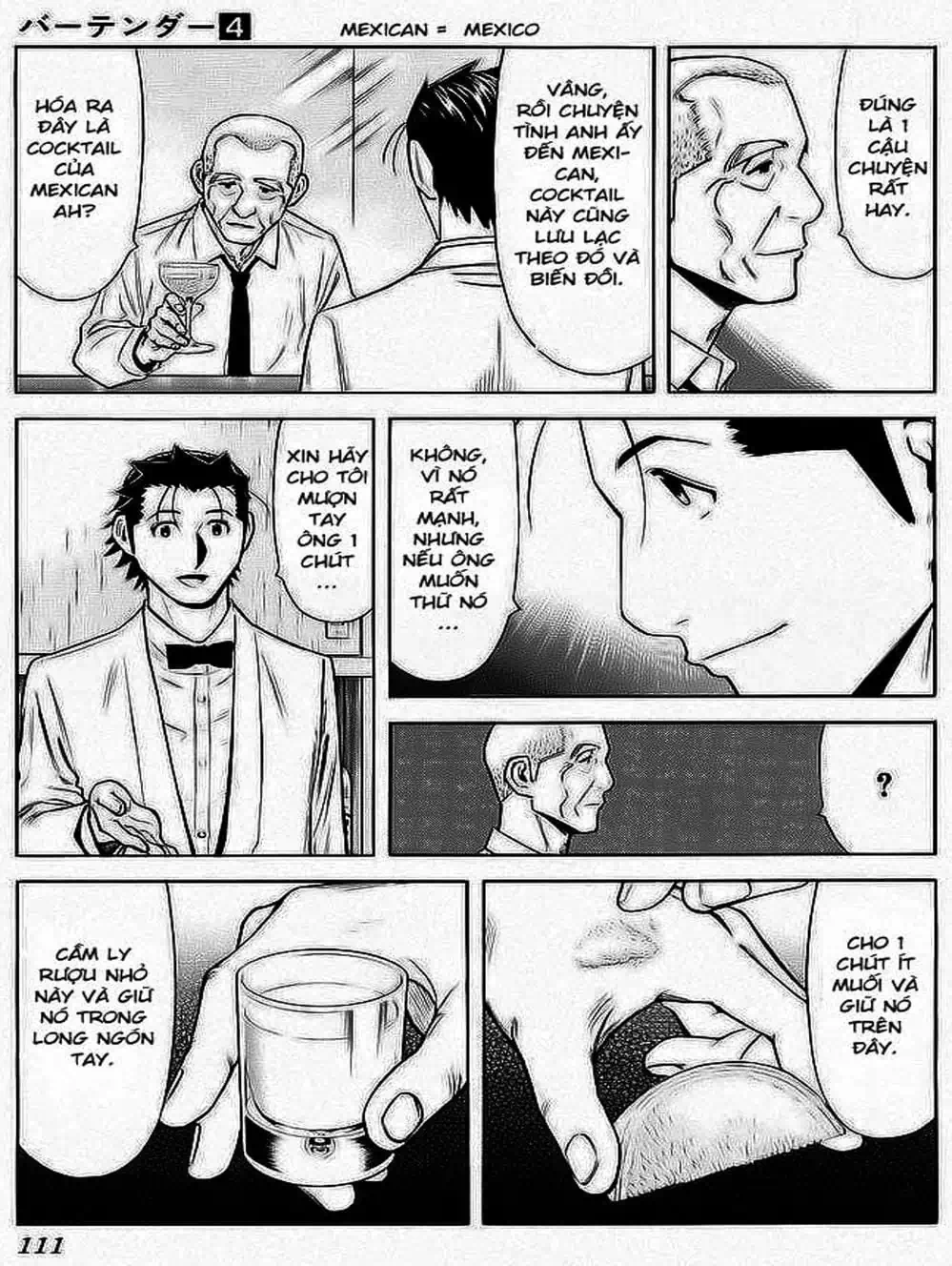 Truyện Tranh Bartender - Người Pha Chế Rượu trang 3