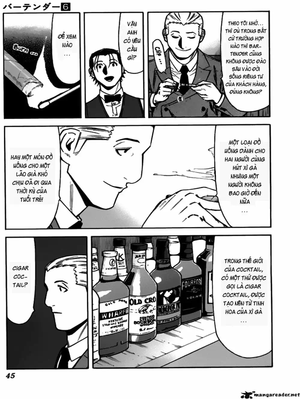 Truyện Tranh Bartender - Người Pha Chế Rượu trang 3