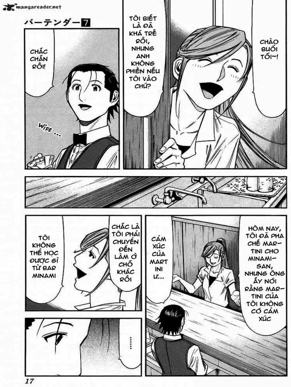 Truyện Tranh Bartender - Người Pha Chế Rượu trang 3