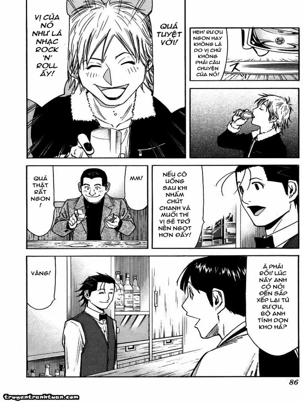 Truyện Tranh Bartender - Người Pha Chế Rượu trang 3