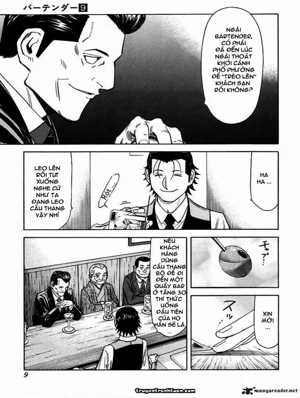 Truyện Tranh Bartender - Người Pha Chế Rượu trang 3