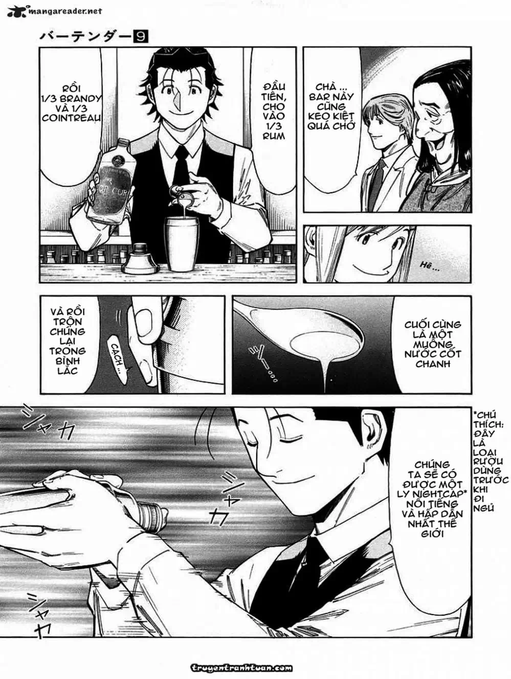 Truyện Tranh Bartender - Người Pha Chế Rượu trang 3