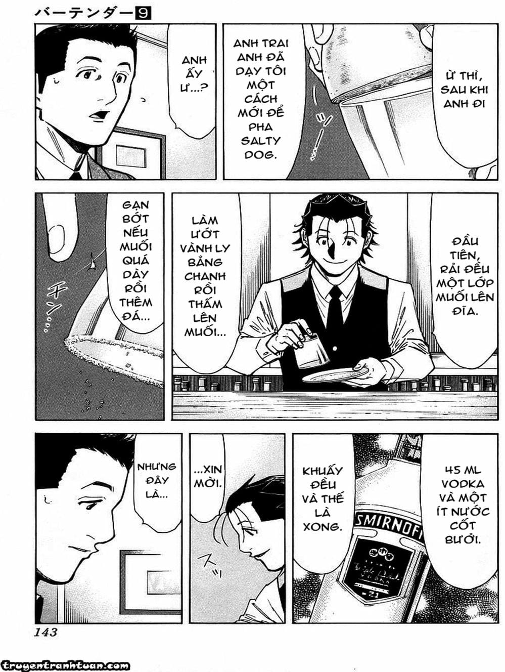 Truyện Tranh Bartender - Người Pha Chế Rượu trang 3