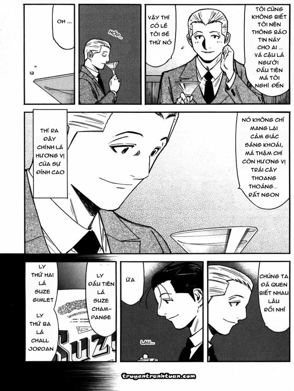 Truyện Tranh Bartender - Người Pha Chế Rượu trang 3