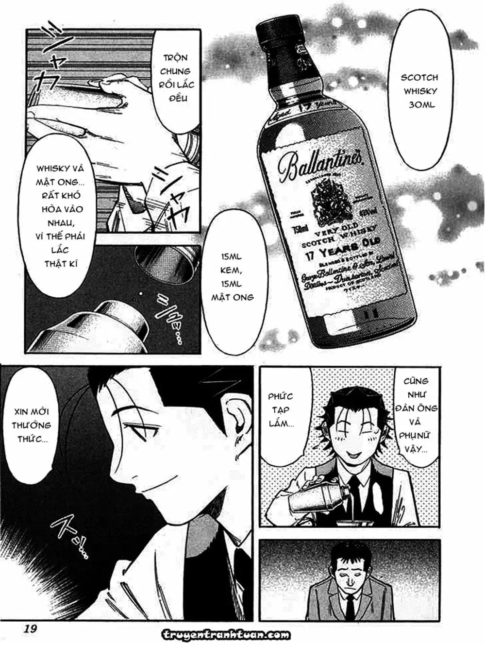 Truyện Tranh Bartender - Người Pha Chế Rượu trang 3