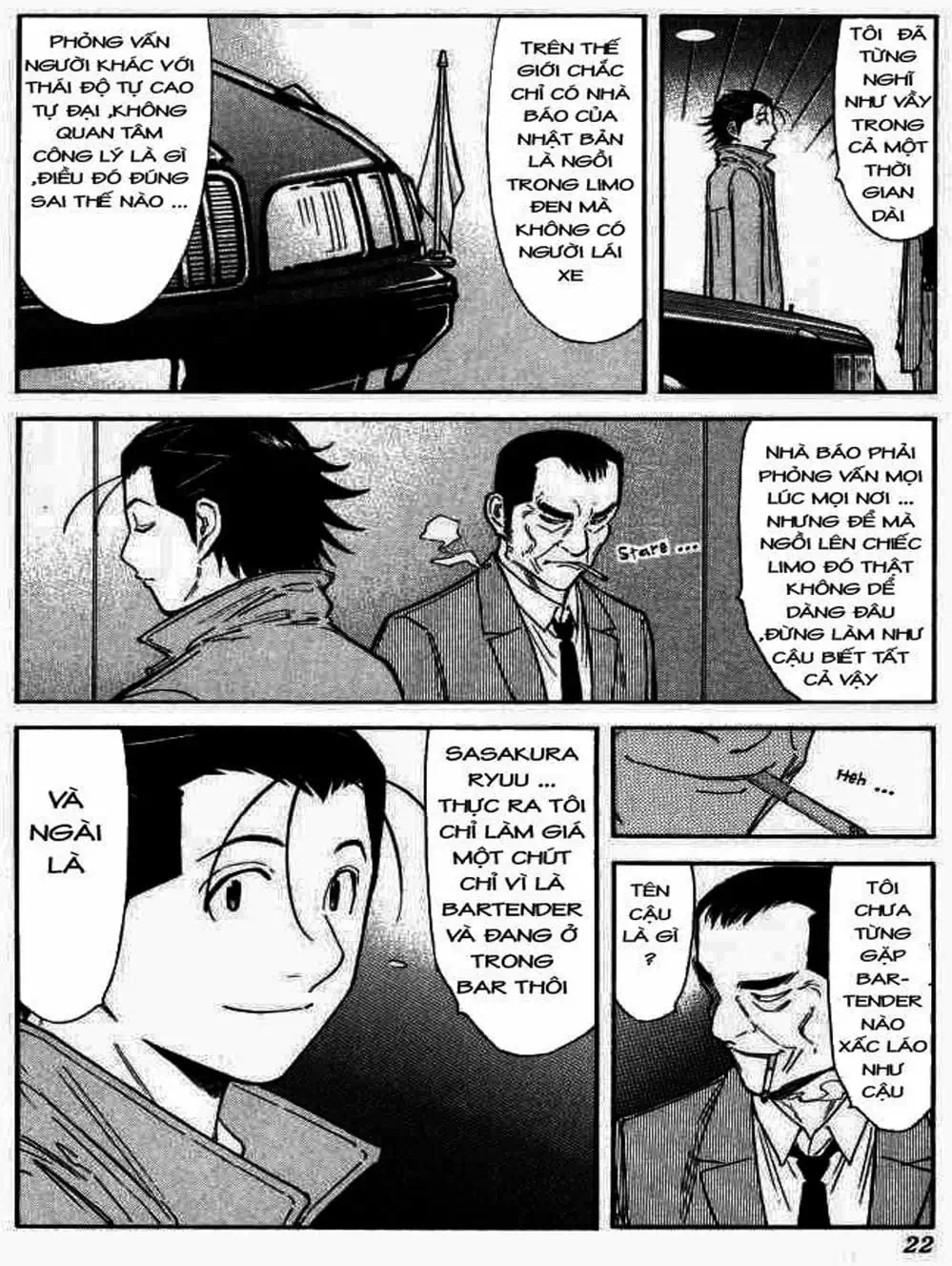 Truyện Tranh Bartender - Người Pha Chế Rượu trang 3