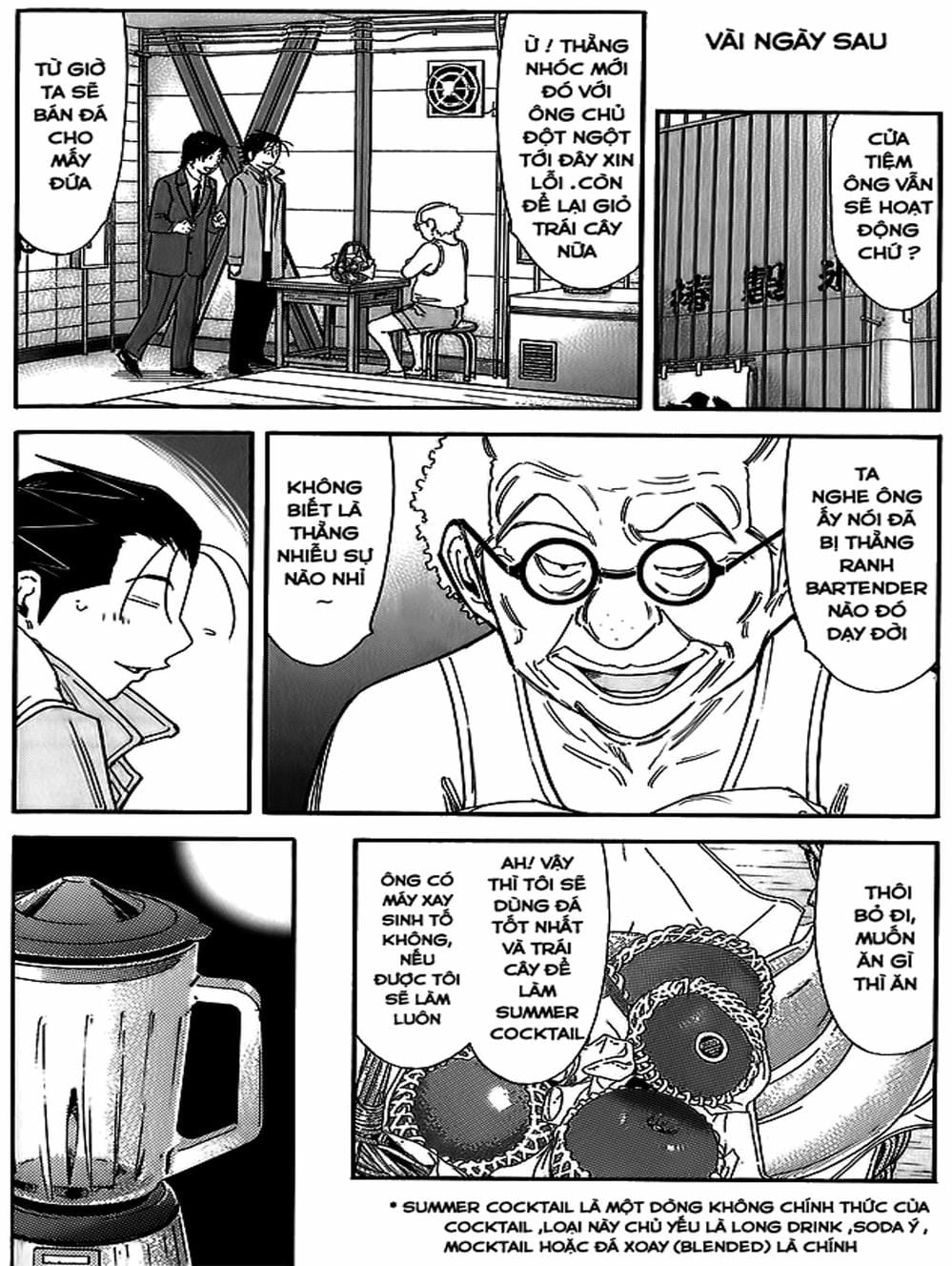 Truyện Tranh Bartender - Người Pha Chế Rượu trang 3