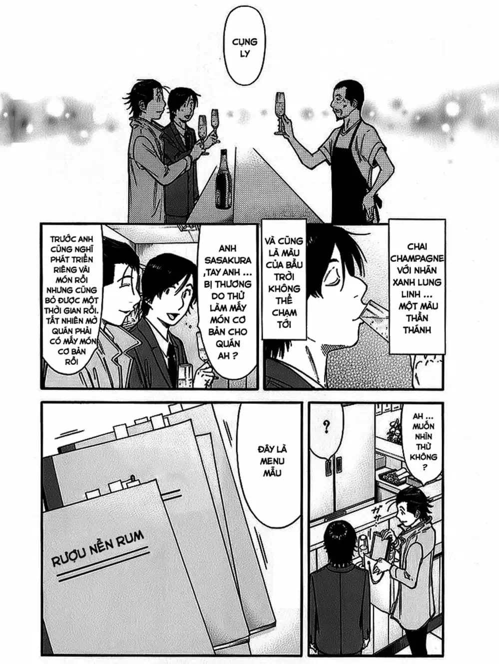 Truyện Tranh Bartender - Người Pha Chế Rượu trang 3
