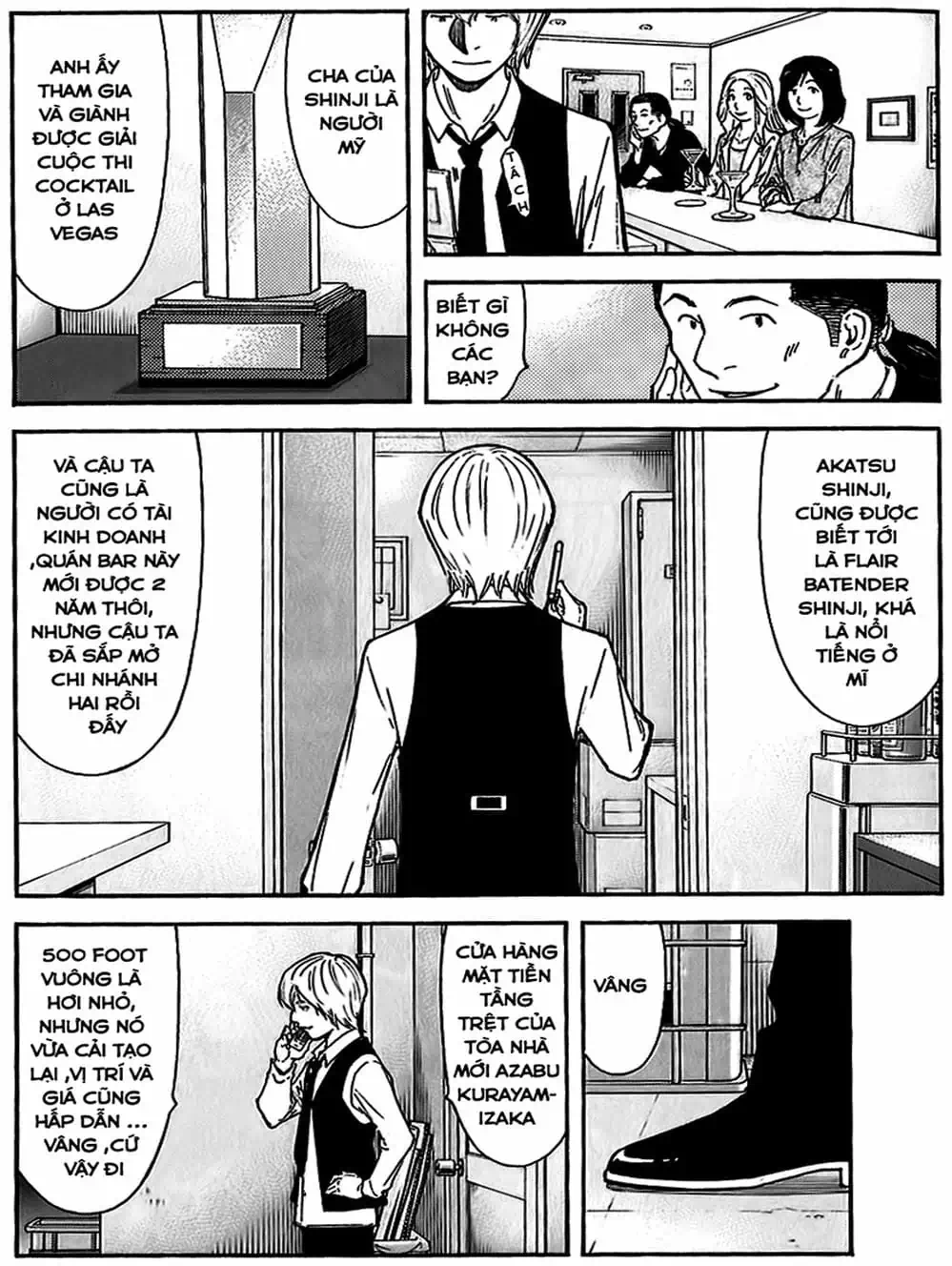 Truyện Tranh Bartender - Người Pha Chế Rượu trang 3