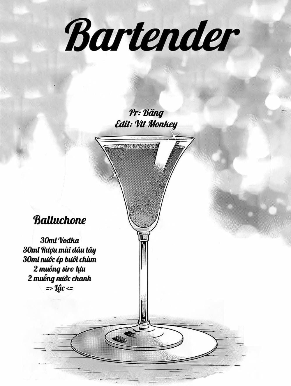 Truyện Tranh Bartender - Người Pha Chế Rượu trang 3