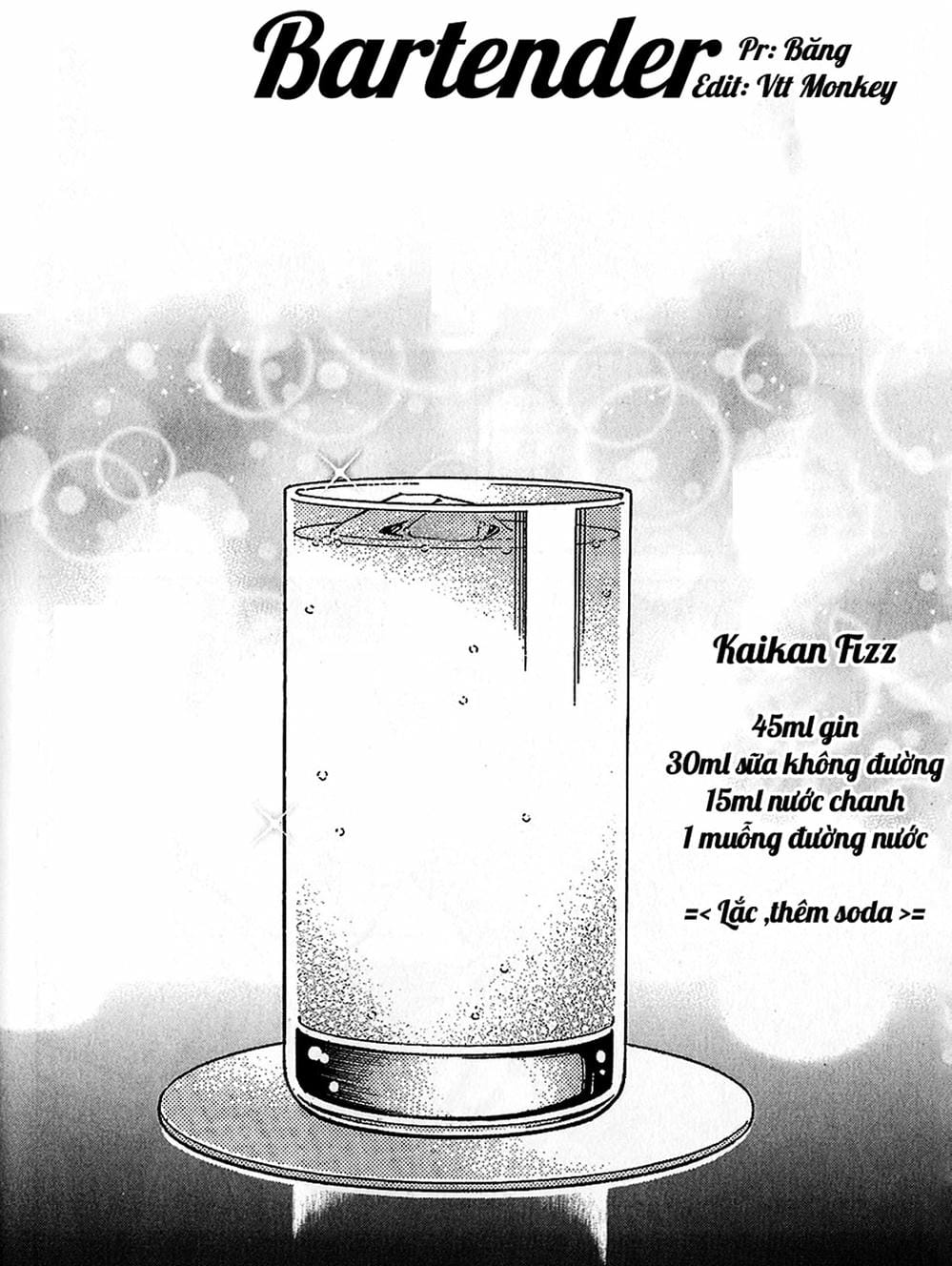 Truyện Tranh Bartender - Người Pha Chế Rượu trang 3