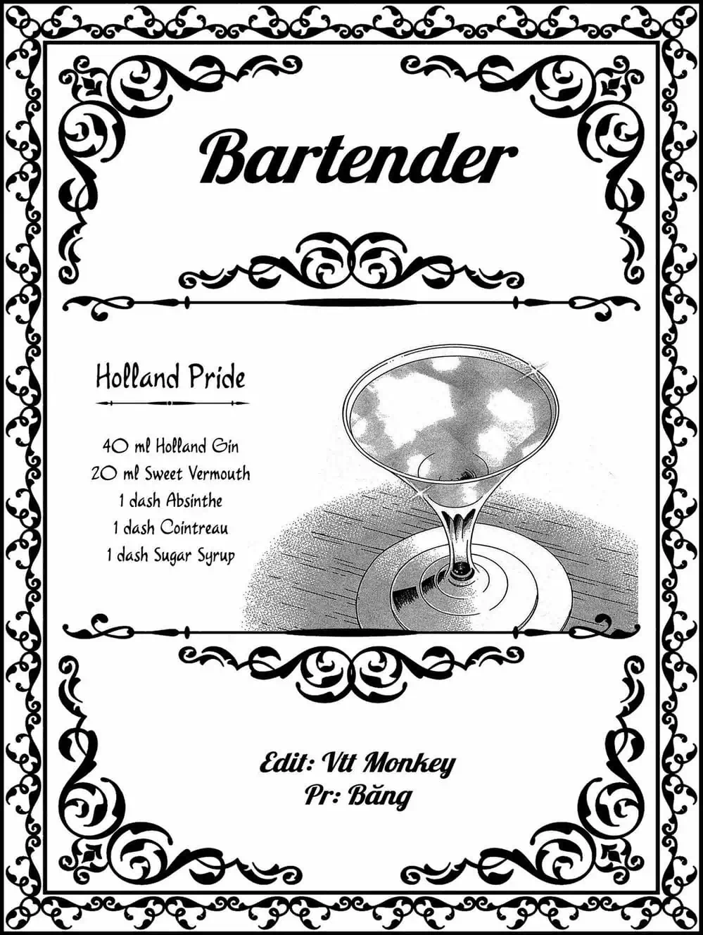 Truyện Tranh Bartender - Người Pha Chế Rượu trang 3