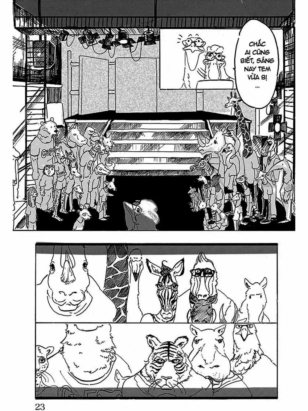 Truyện Tranh Bởi Vì Chúng Ta Đều Là Những Ngôi Sao - Beastars trang 10