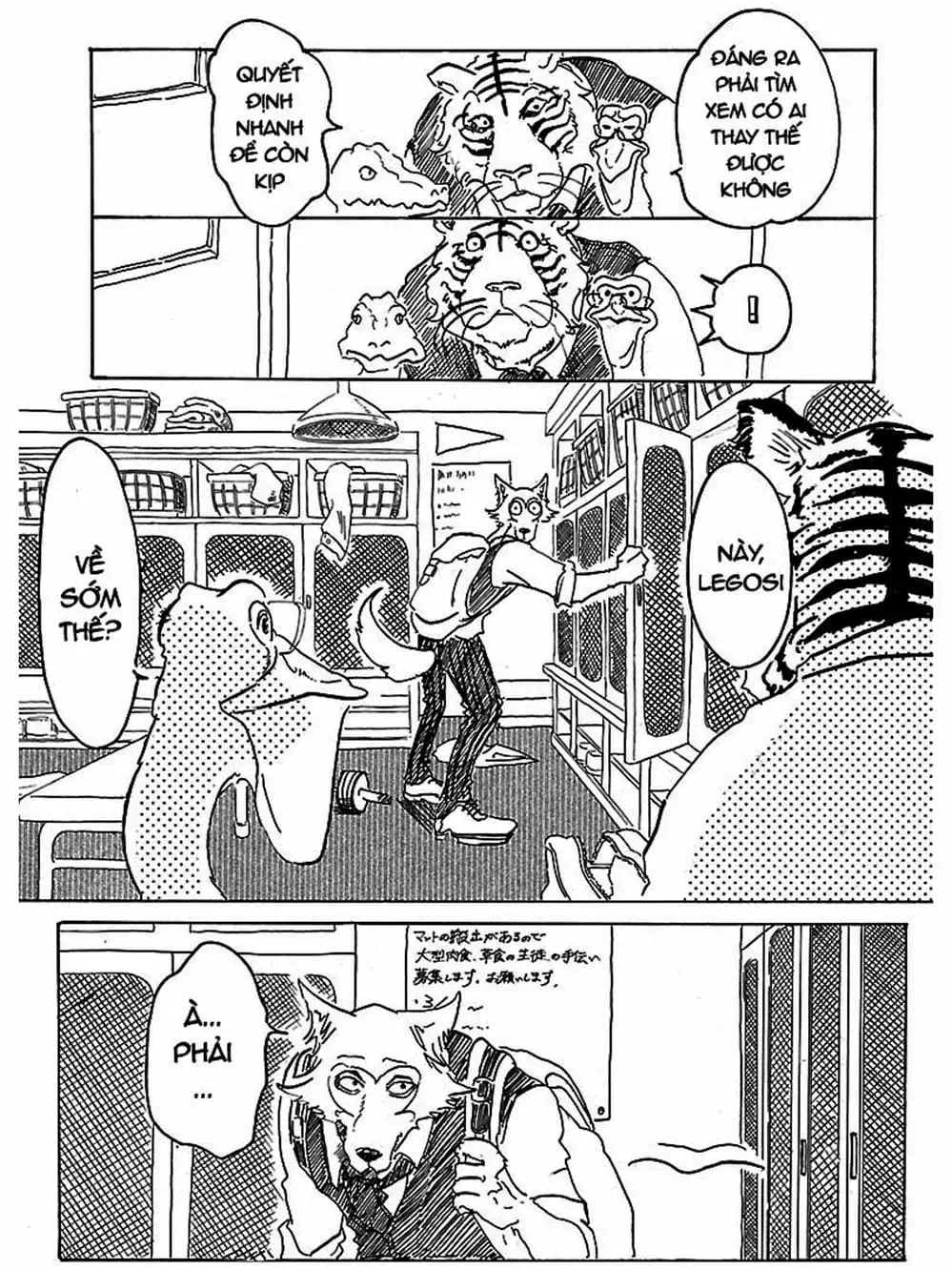 Truyện Tranh Bởi Vì Chúng Ta Đều Là Những Ngôi Sao - Beastars trang 10
