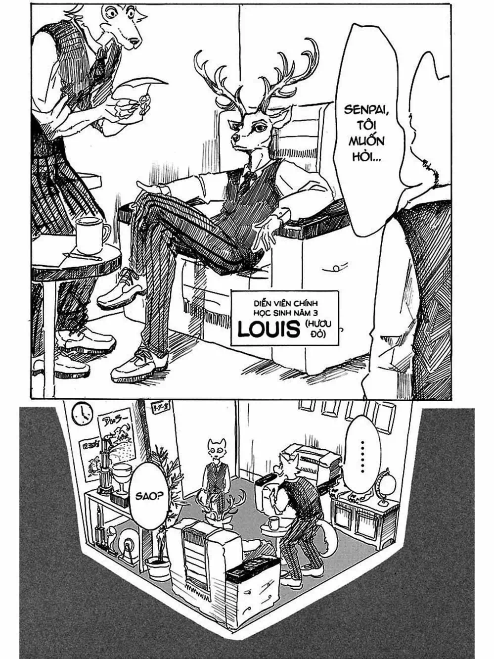 Truyện Tranh Bởi Vì Chúng Ta Đều Là Những Ngôi Sao - Beastars trang 10