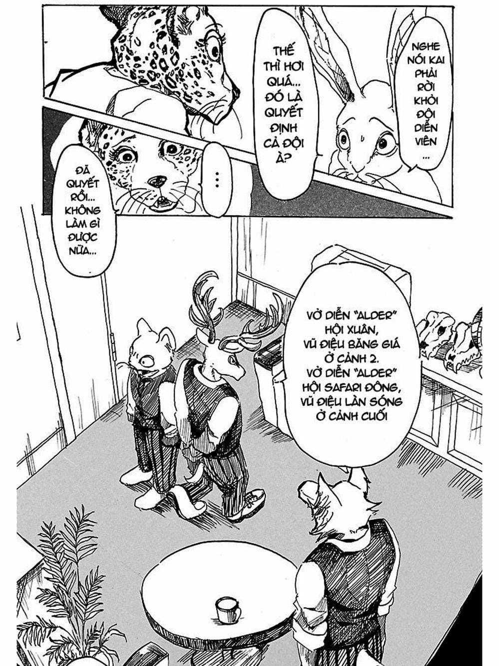 Truyện Tranh Bởi Vì Chúng Ta Đều Là Những Ngôi Sao - Beastars trang 10