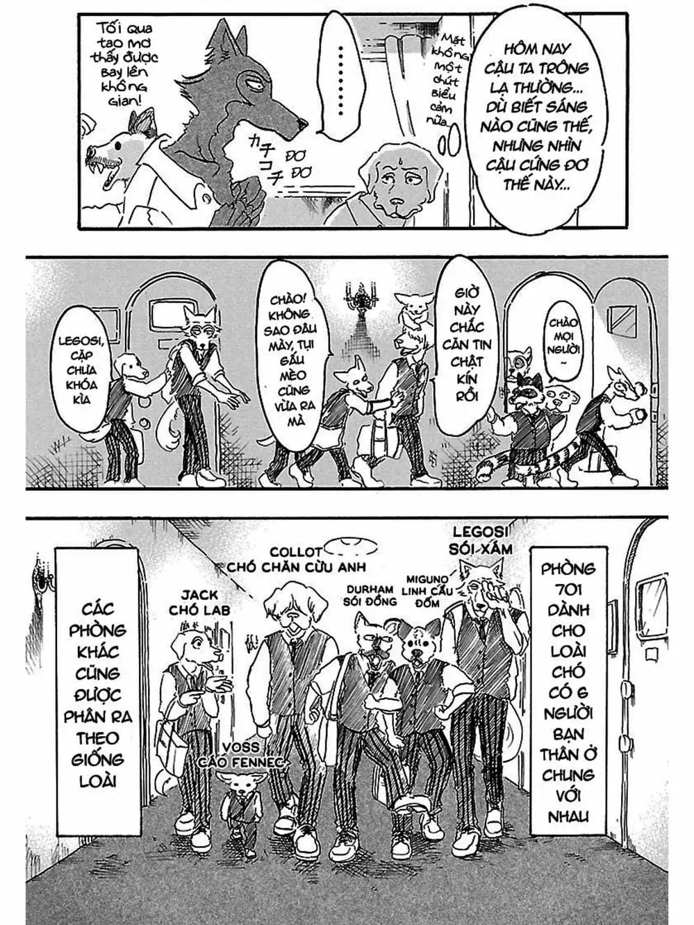 Truyện Tranh Bởi Vì Chúng Ta Đều Là Những Ngôi Sao - Beastars trang 10