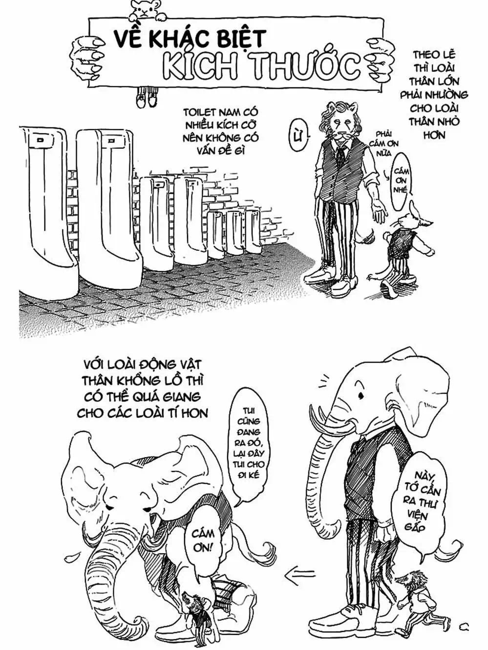 Truyện Tranh Bởi Vì Chúng Ta Đều Là Những Ngôi Sao - Beastars trang 10