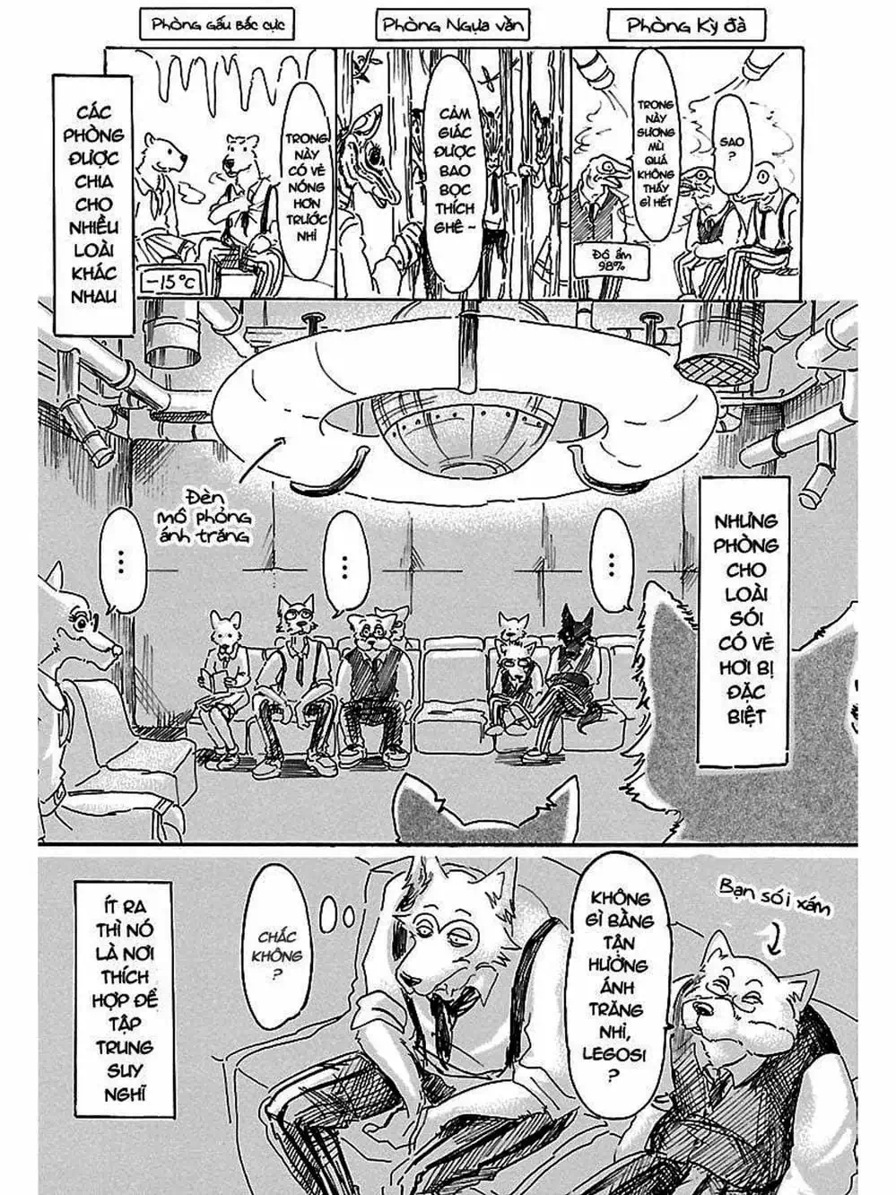 Truyện Tranh Bởi Vì Chúng Ta Đều Là Những Ngôi Sao - Beastars trang 10