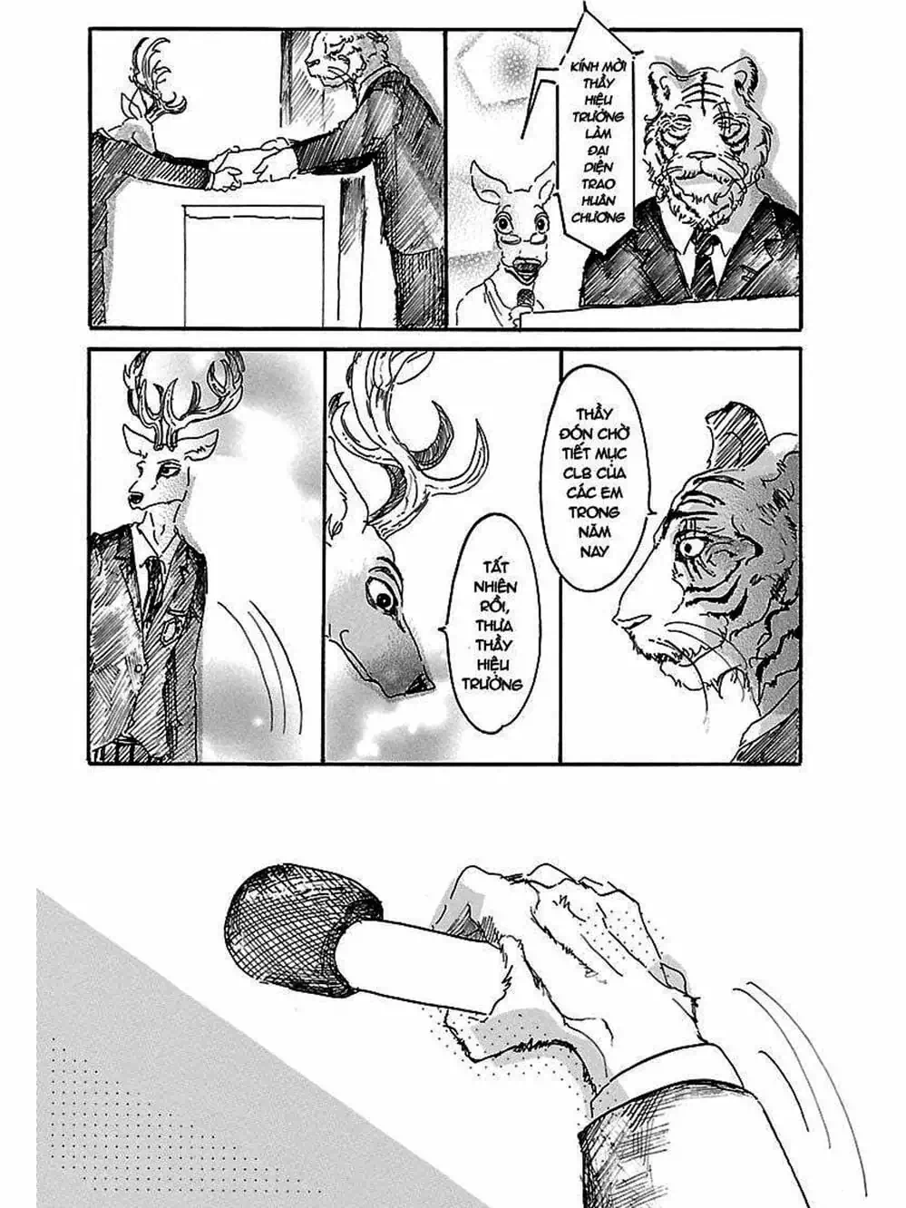 Truyện Tranh Bởi Vì Chúng Ta Đều Là Những Ngôi Sao - Beastars trang 10