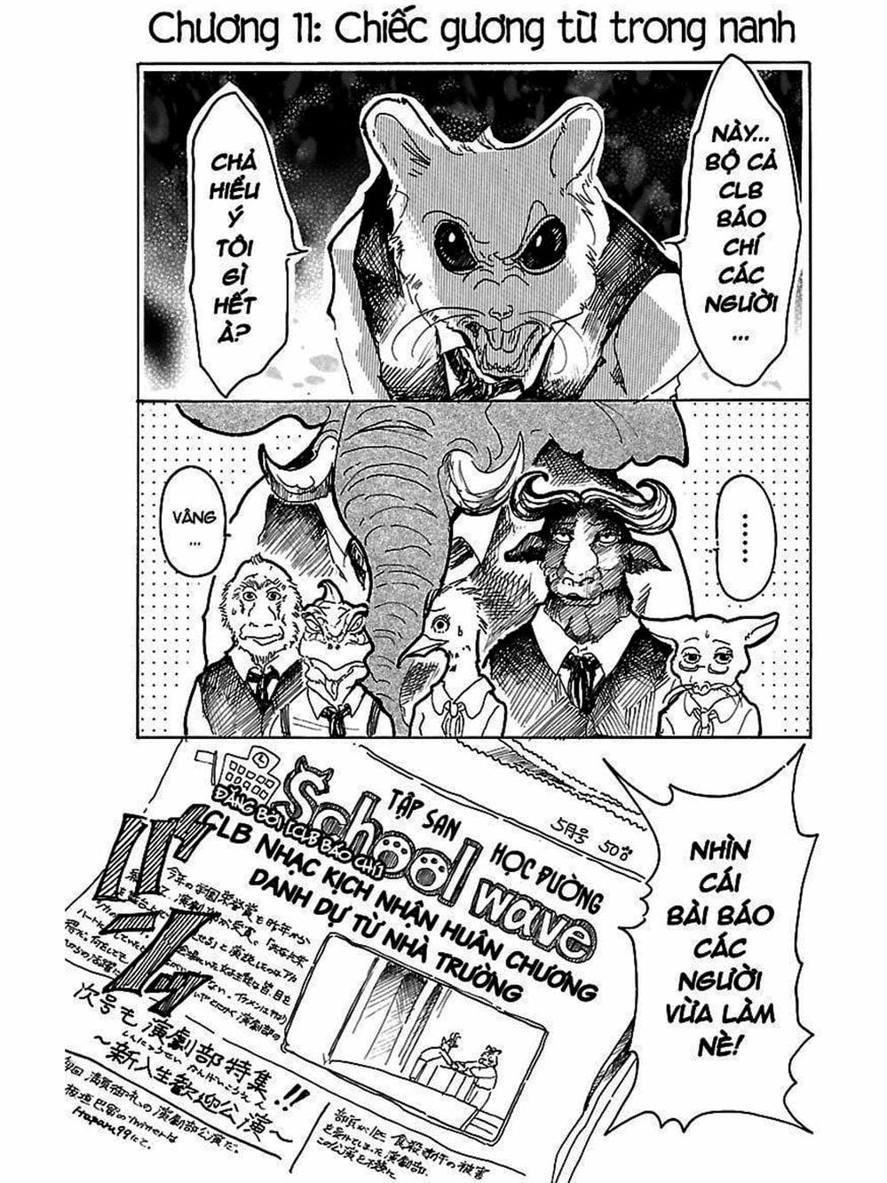 Truyện Tranh Bởi Vì Chúng Ta Đều Là Những Ngôi Sao - Beastars trang 10