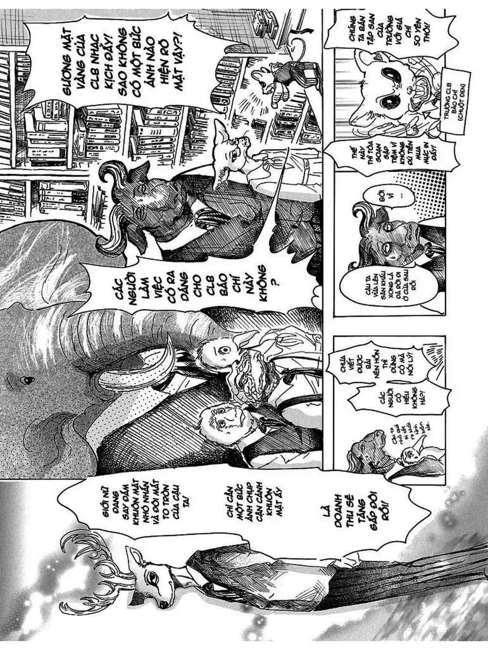 Truyện Tranh Bởi Vì Chúng Ta Đều Là Những Ngôi Sao - Beastars trang 10