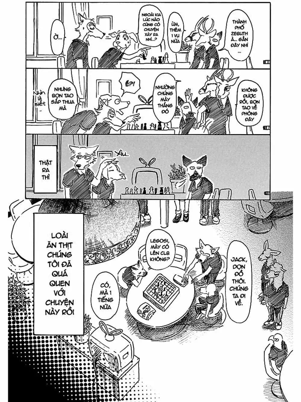 Truyện Tranh Bởi Vì Chúng Ta Đều Là Những Ngôi Sao - Beastars trang 10