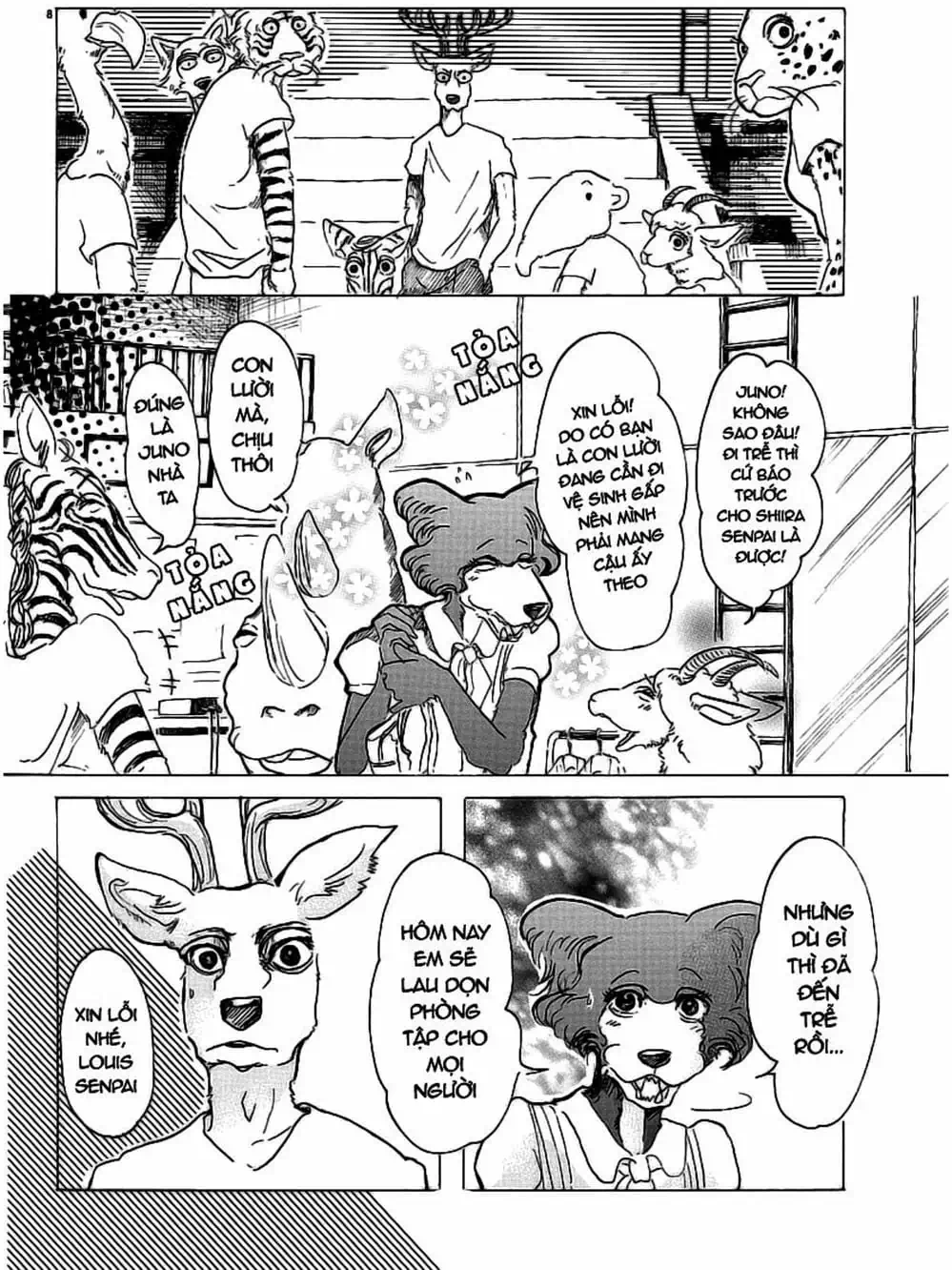 Truyện Tranh Bởi Vì Chúng Ta Đều Là Những Ngôi Sao - Beastars trang 10