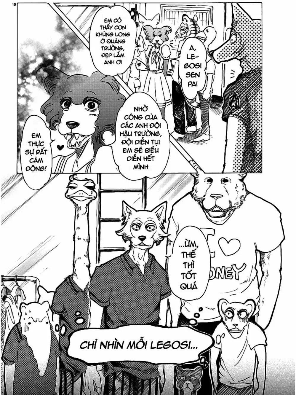 Truyện Tranh Bởi Vì Chúng Ta Đều Là Những Ngôi Sao - Beastars trang 10
