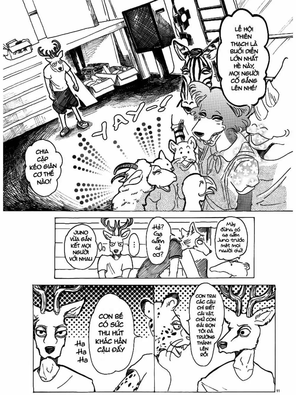 Truyện Tranh Bởi Vì Chúng Ta Đều Là Những Ngôi Sao - Beastars trang 10