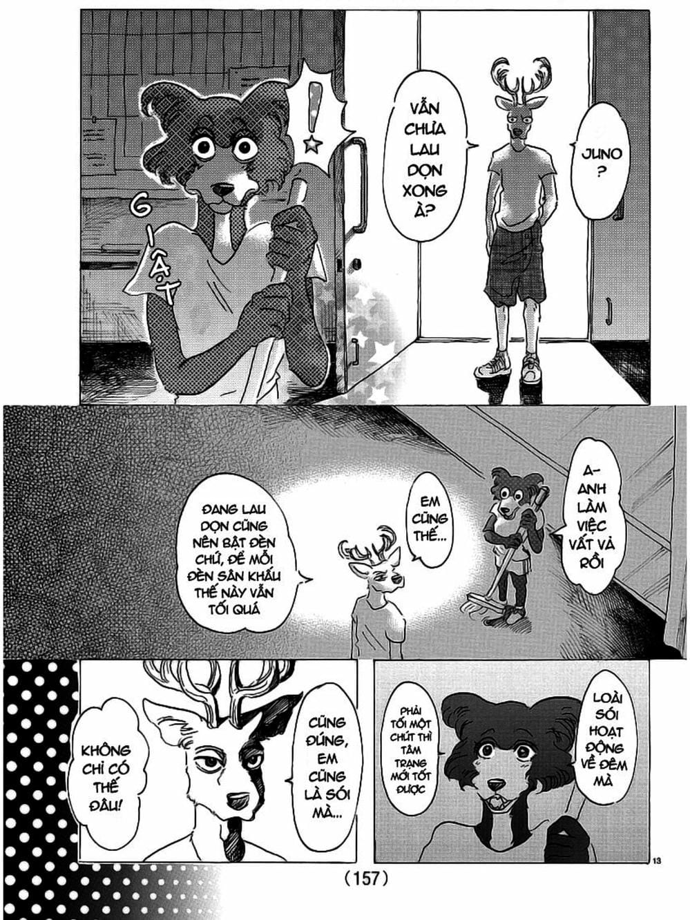 Truyện Tranh Bởi Vì Chúng Ta Đều Là Những Ngôi Sao - Beastars trang 10