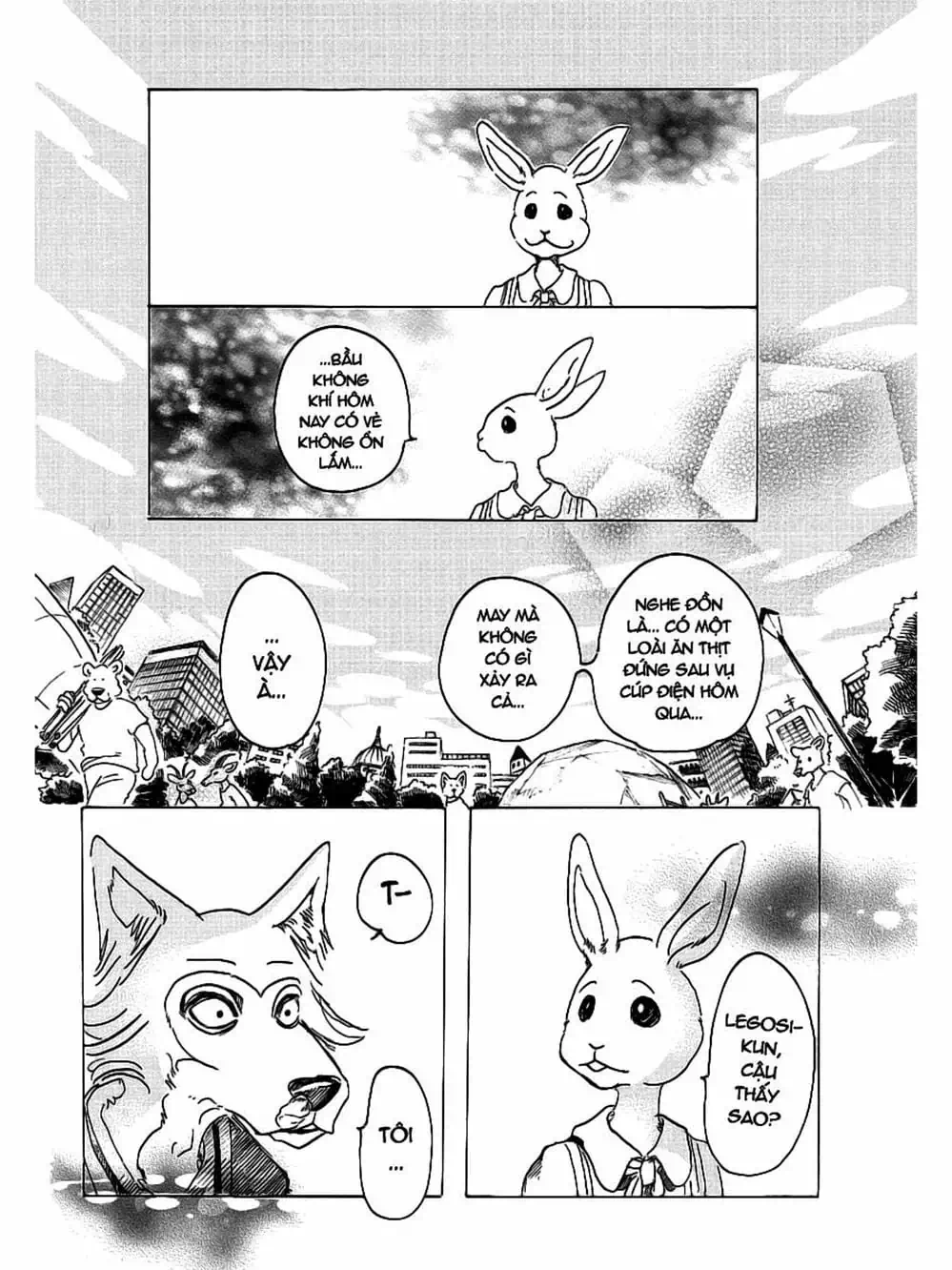 Truyện Tranh Bởi Vì Chúng Ta Đều Là Những Ngôi Sao - Beastars trang 10