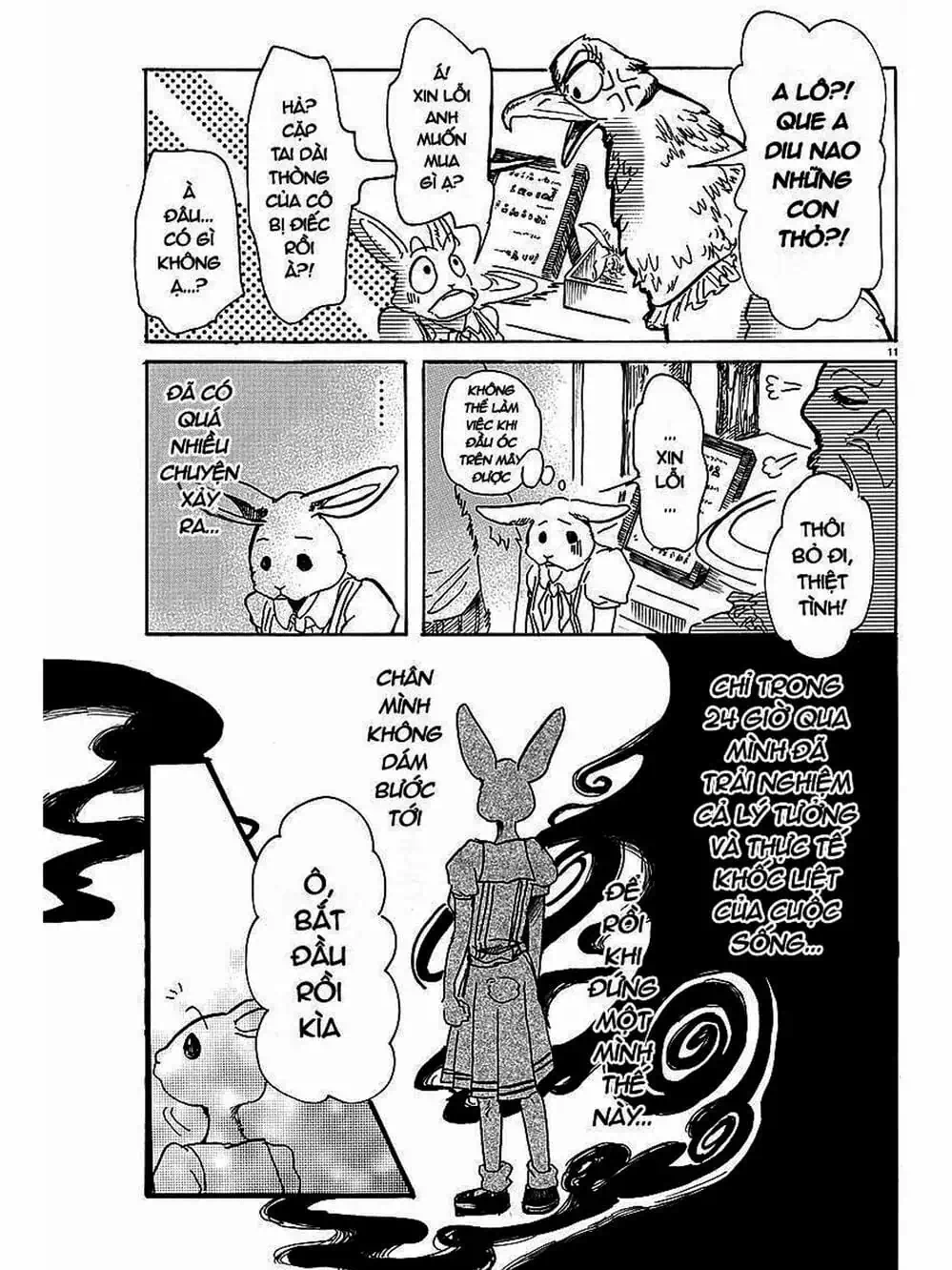 Truyện Tranh Bởi Vì Chúng Ta Đều Là Những Ngôi Sao - Beastars trang 10