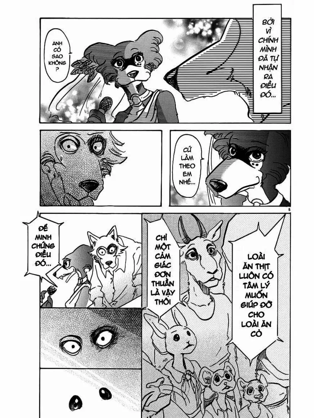 Truyện Tranh Bởi Vì Chúng Ta Đều Là Những Ngôi Sao - Beastars trang 10