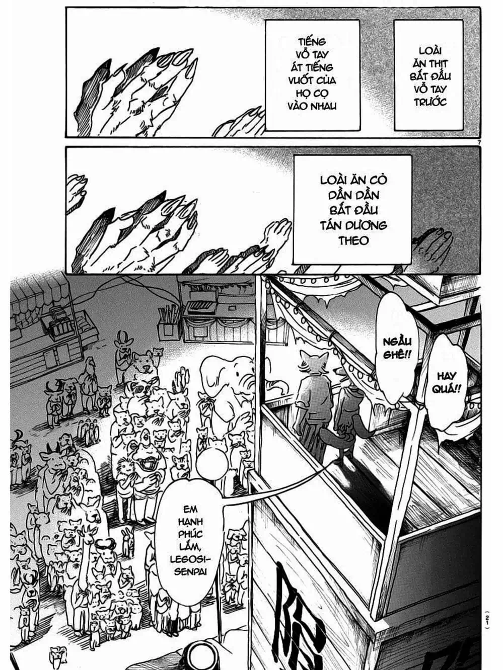 Truyện Tranh Bởi Vì Chúng Ta Đều Là Những Ngôi Sao - Beastars trang 10