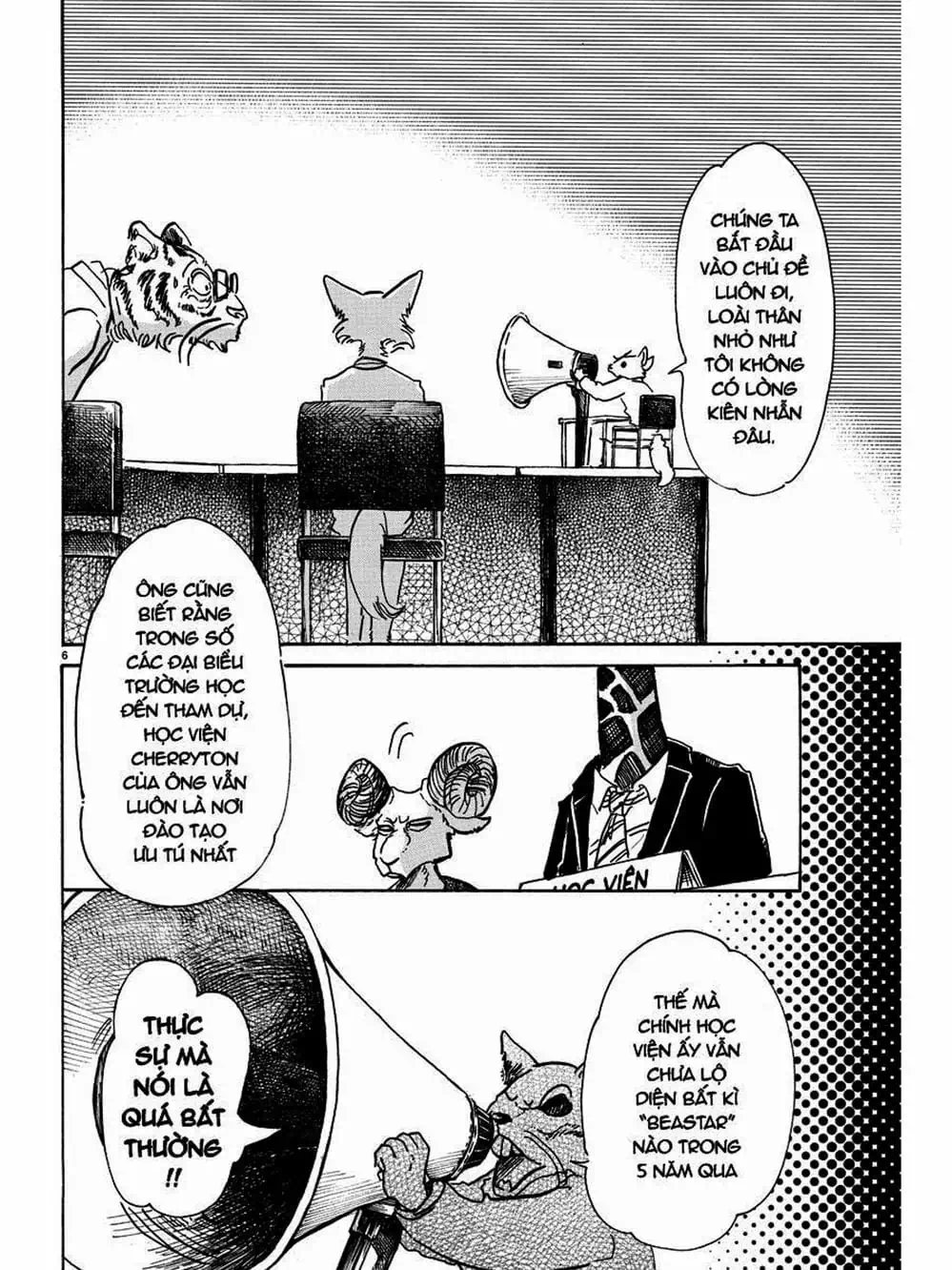 Truyện Tranh Bởi Vì Chúng Ta Đều Là Những Ngôi Sao - Beastars trang 10