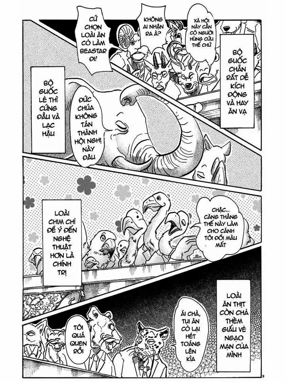 Truyện Tranh Bởi Vì Chúng Ta Đều Là Những Ngôi Sao - Beastars trang 10