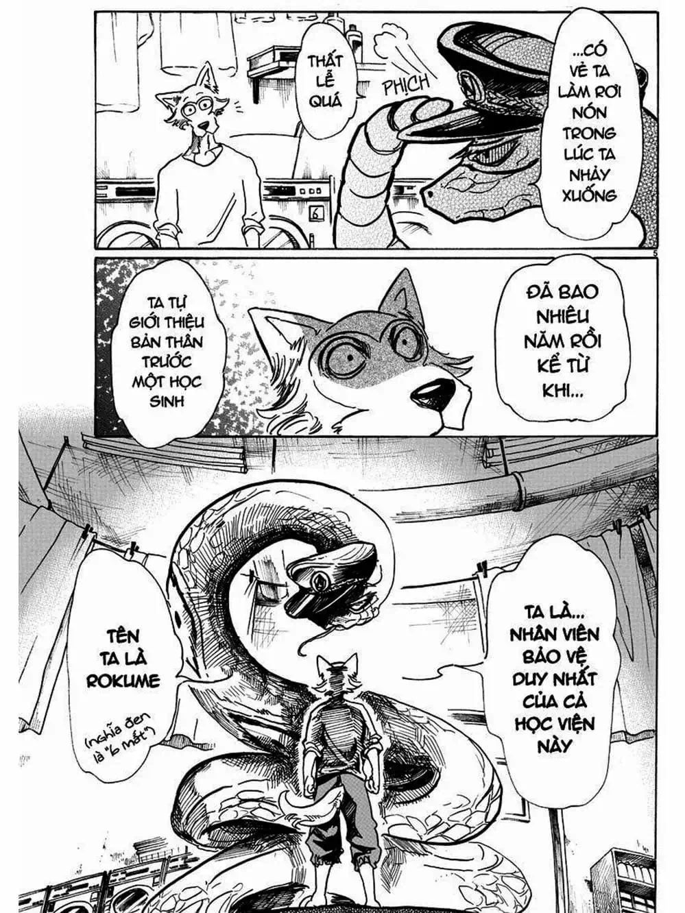 Truyện Tranh Bởi Vì Chúng Ta Đều Là Những Ngôi Sao - Beastars trang 10