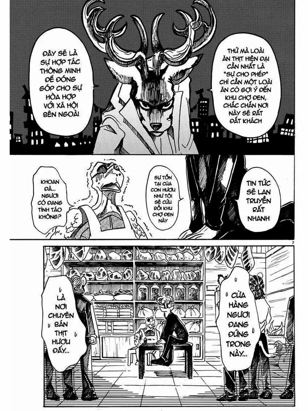 Truyện Tranh Bởi Vì Chúng Ta Đều Là Những Ngôi Sao - Beastars trang 10