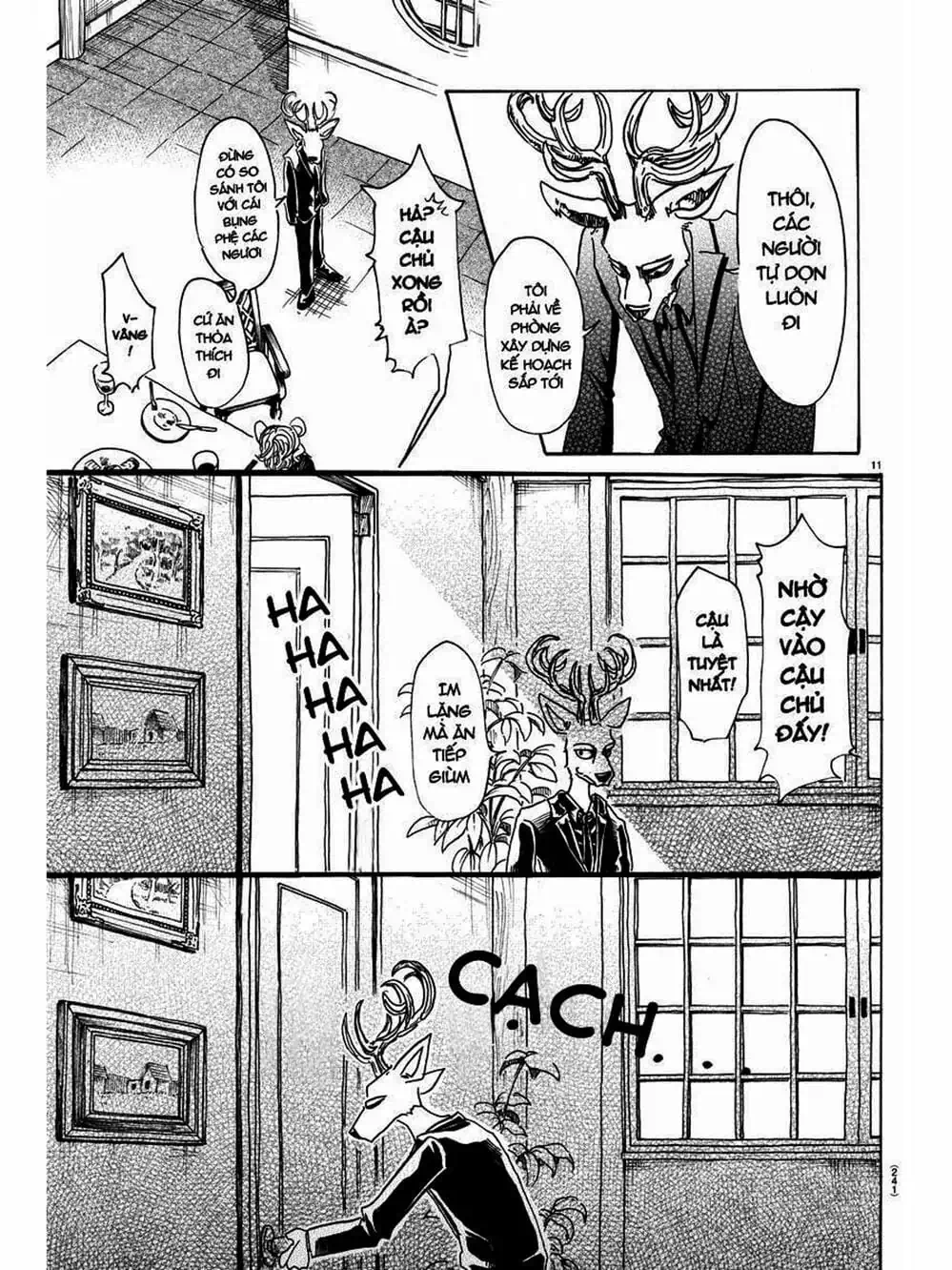 Truyện Tranh Bởi Vì Chúng Ta Đều Là Những Ngôi Sao - Beastars trang 10