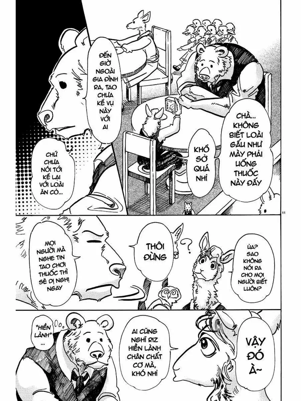 Truyện Tranh Bởi Vì Chúng Ta Đều Là Những Ngôi Sao - Beastars trang 10