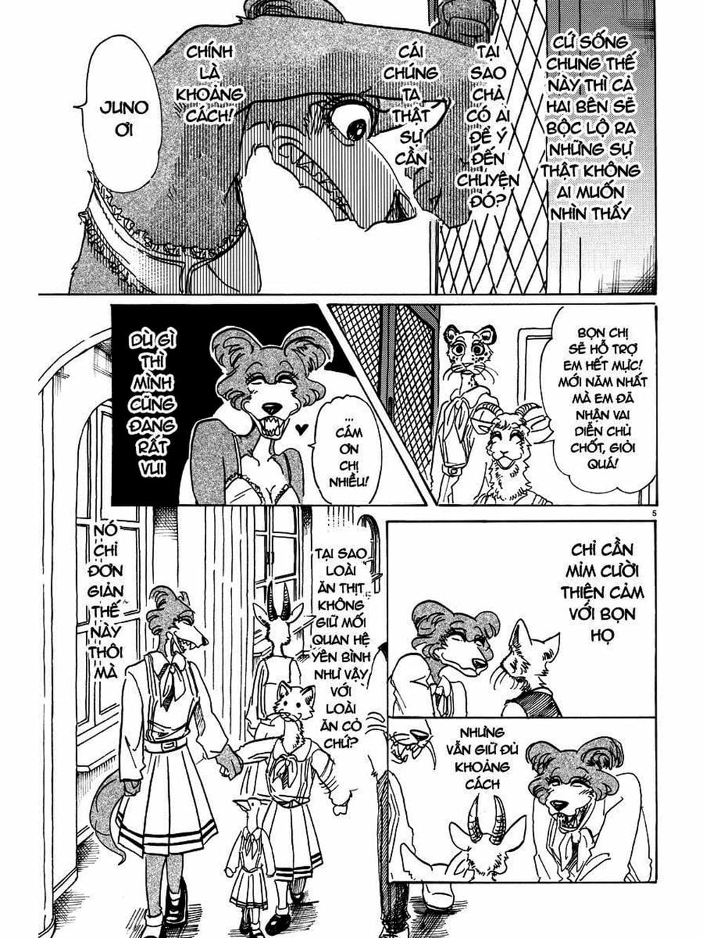 Truyện Tranh Bởi Vì Chúng Ta Đều Là Những Ngôi Sao - Beastars trang 10