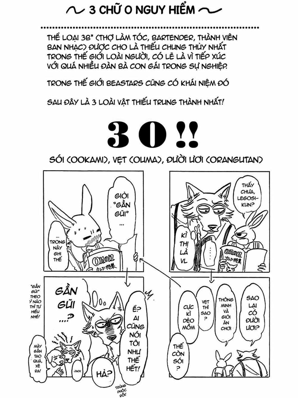 Truyện Tranh Bởi Vì Chúng Ta Đều Là Những Ngôi Sao - Beastars trang 10