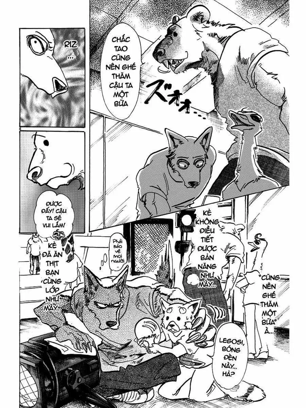 Truyện Tranh Bởi Vì Chúng Ta Đều Là Những Ngôi Sao - Beastars trang 10