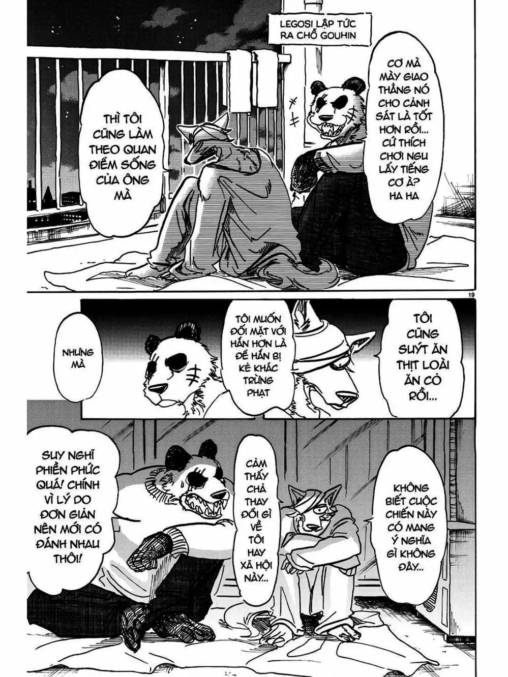 Truyện Tranh Bởi Vì Chúng Ta Đều Là Những Ngôi Sao - Beastars trang 10