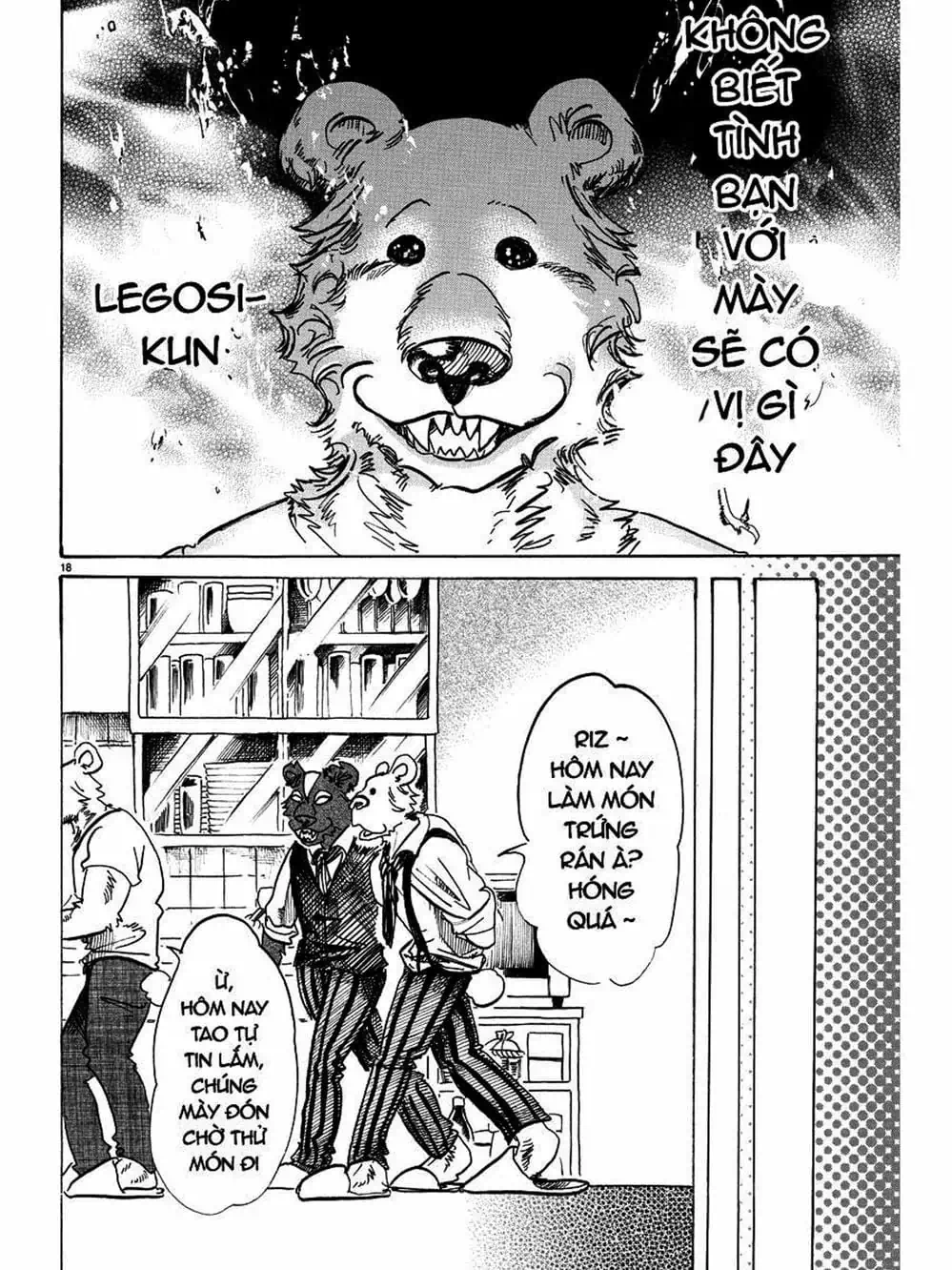 Truyện Tranh Bởi Vì Chúng Ta Đều Là Những Ngôi Sao - Beastars trang 10