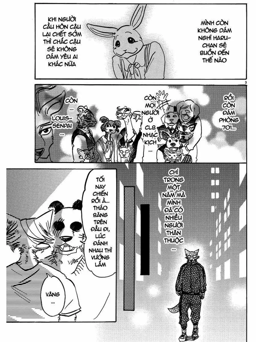 Truyện Tranh Bởi Vì Chúng Ta Đều Là Những Ngôi Sao - Beastars trang 10