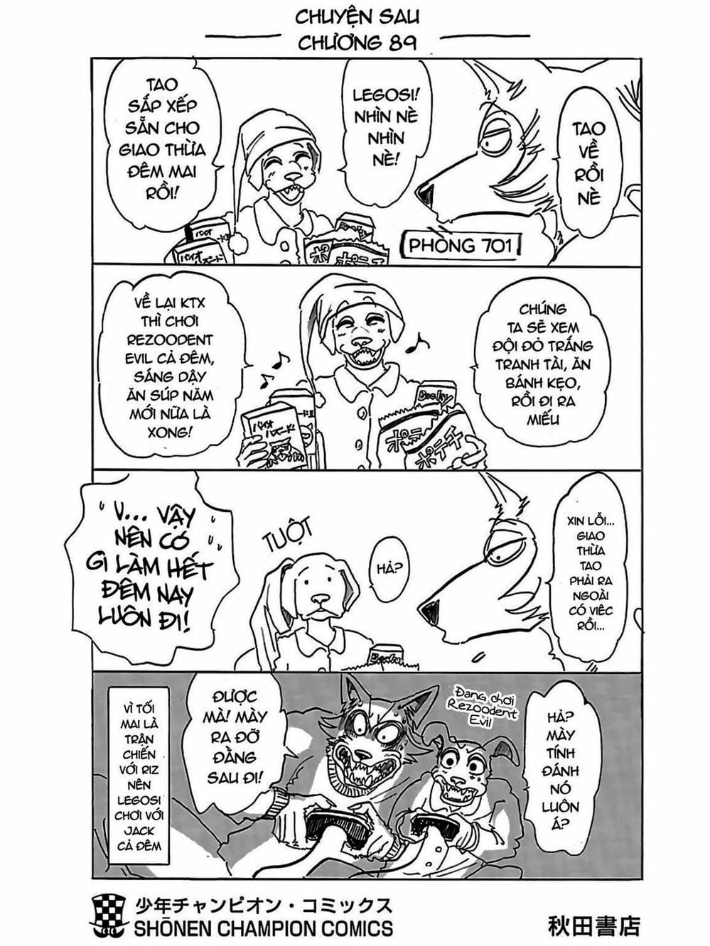 Truyện Tranh Bởi Vì Chúng Ta Đều Là Những Ngôi Sao - Beastars trang 10